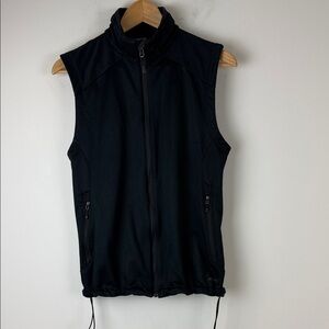 MEC Ladies Black Vintage Sleeveless Jacket Size Large